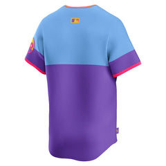 MLB Colorado Rockies Nike 2025 City Connect Limited Jersey - Purple/Light Blue