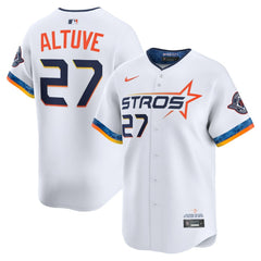 MLB Jose Altuve Houston Astros Nike 2025 City Connect Limited Player Jersey - White