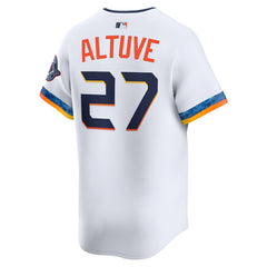MLB Jose Altuve Houston Astros Nike 2025 City Connect Limited Player Jersey - White
