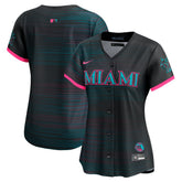 MLB Miami Marlins Nike Women's 2025 City Connect Limited Jersey - Black