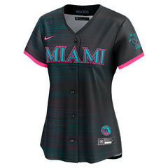MLB Miami Marlins Nike Women's 2025 City Connect Limited Jersey - Black