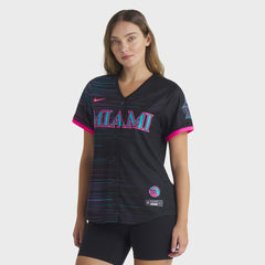 MLB Miami Marlins Nike Women's 2025 City Connect Limited Jersey - Black