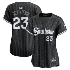 MLB Andrew Benintendi Chicago White Sox Nike Women's City Connect Limited Jersey - Black