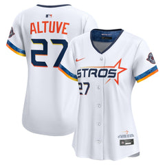 MLB Jose Altuve Houston Astros Nike Women's 2025 City Connect Limited Jersey - White