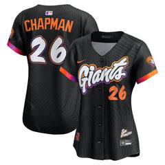 MLB Matt Chapman San Francisco Giants Nike Women's 2025 City Connect Limited Jersey - Anthracite