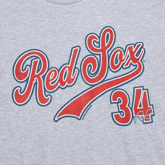 David Ortiz Boston Red Sox Mitchell & Ness Cooperstown Collection Player T-Shirt - Grey Heather T-shirts