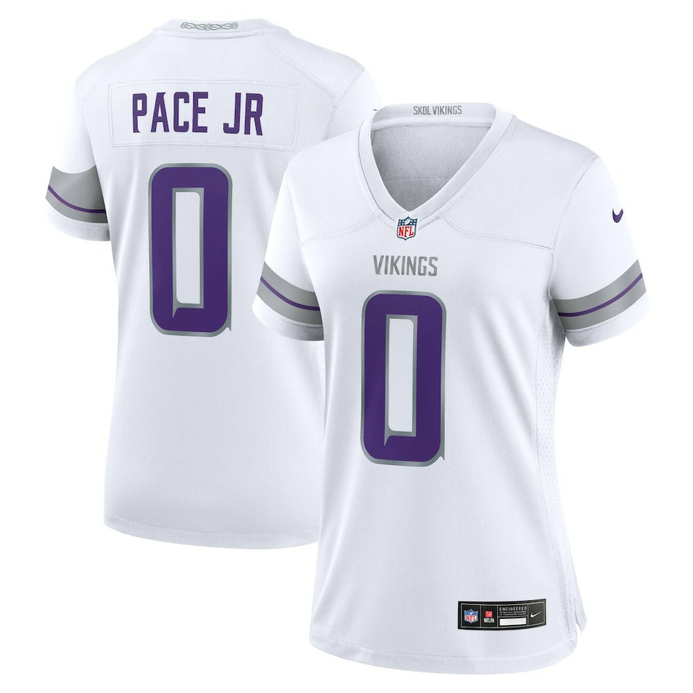 NFL Ivan Pace Jr Minnesota Vikings Women's Alternate Game Jersey - White