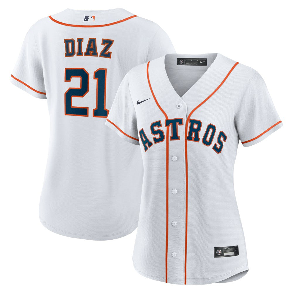 MLB Yainer Diaz Houston Astros Nike Women's Home Replica Jersey - White
