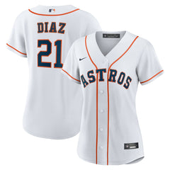 MLB Yainer Diaz Houston Astros Nike Women's Home Replica Jersey - White