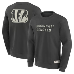 Cincinnati Bengals Elements Future Ground Lettering Pullover Sweatshirt Charcoal