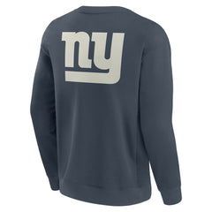 New York Giants Elements Future Ground Lettering Pullover Sweatshirt Navy