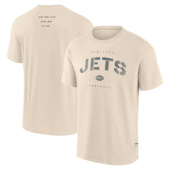 New York Jets Elements Weathered Tonal Future Ground T-Shirt Cream
