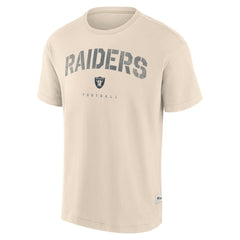 Las Vegas Raiders Elements Weathered Tonal Future Ground T-Shirt Cream