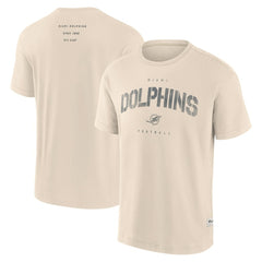 Miami Dolphins Elements Weathered Tonal Future Ground T-Shirt Cream