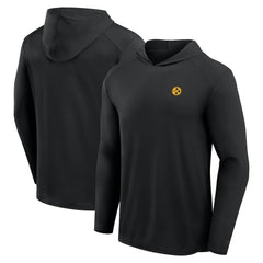 Pittsburgh Steelers Front Office Power Mono Long Sleeve Hoodie T-Shirt Black