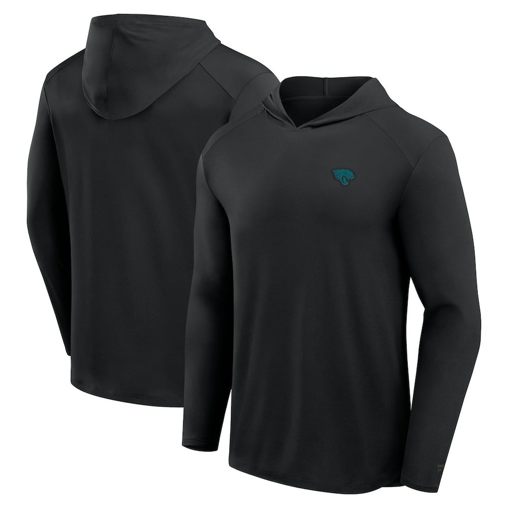 Jacksonville Jaguars Front Office Power Mono Long Sleeve Hoodie T-Shirt Black
