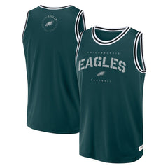 Philadelphia Eagles Elements Future Ground Jersey Tank Top Midnight Green