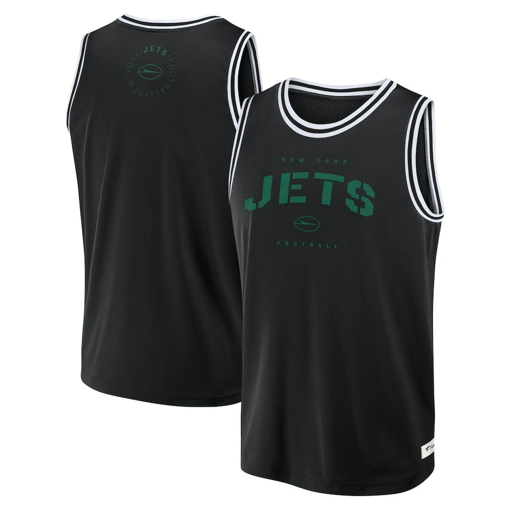 NFL New York Jets Elements Future Ground Jersey Tank Top - Black discount