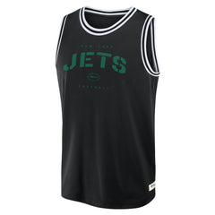 NFL New York Jets Elements Future Ground Jersey Tank Top - Black discount