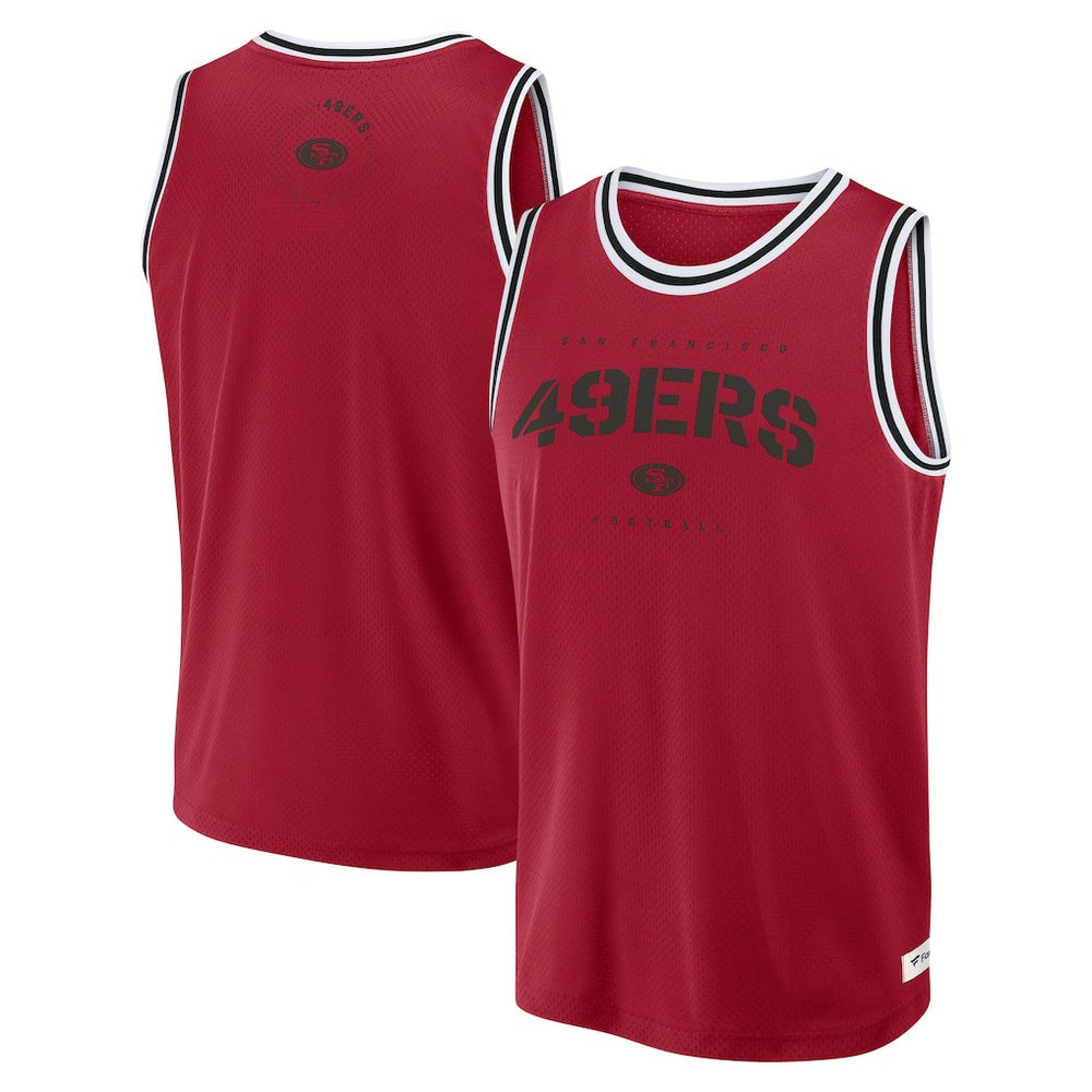 NFL San Francisco 49ers Elements Future Ground Jersey Tank Top - Scarlet cheap