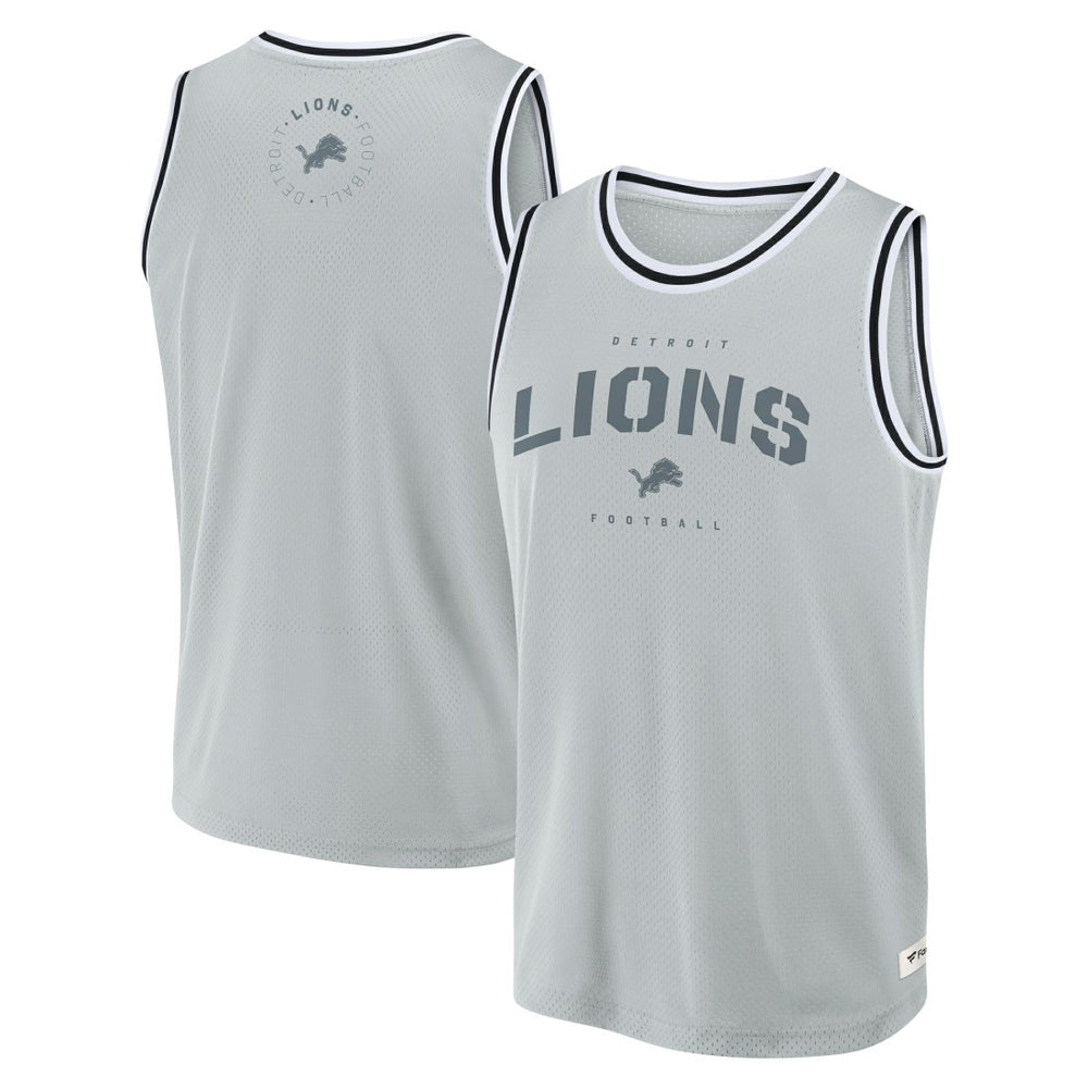 NFL Detroit Lions Elements Future Ground Jersey Tank Top - Silver sale