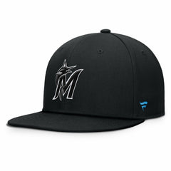 Miami Marlins Fanatics Walk-Off Bullpen Snapback Hat - Black Hats