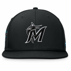 Miami Marlins Fanatics Walk-Off Bullpen Snapback Hat - Black Hats