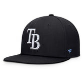 Tampa Bay Rays Fanatics Walk-Off Bullpen Snapback Hat - Black Hats