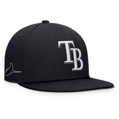 Tampa Bay Rays Fanatics Walk-Off Bullpen Snapback Hat - Black Hats
