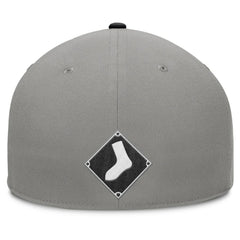 Chicago White Sox Fanatics Clubhouse Dugout Fitted Hat - Gray/Black Hats