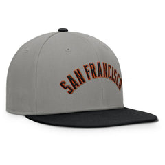 San Francisco Giants Fanatics Clubhouse Dugout Fitted Hat - Gray/Black Hats