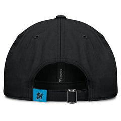 Miami Marlins Fanatics Women's Fly Out Adjustable Hat - Black Hats