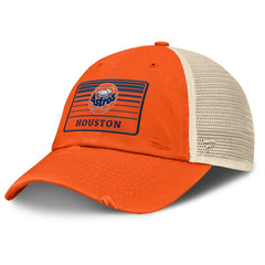 Houston Astros Fanatics Cooperstown Collection Eastbound Mesh Adjustable Hat - Orange/Natural Hats