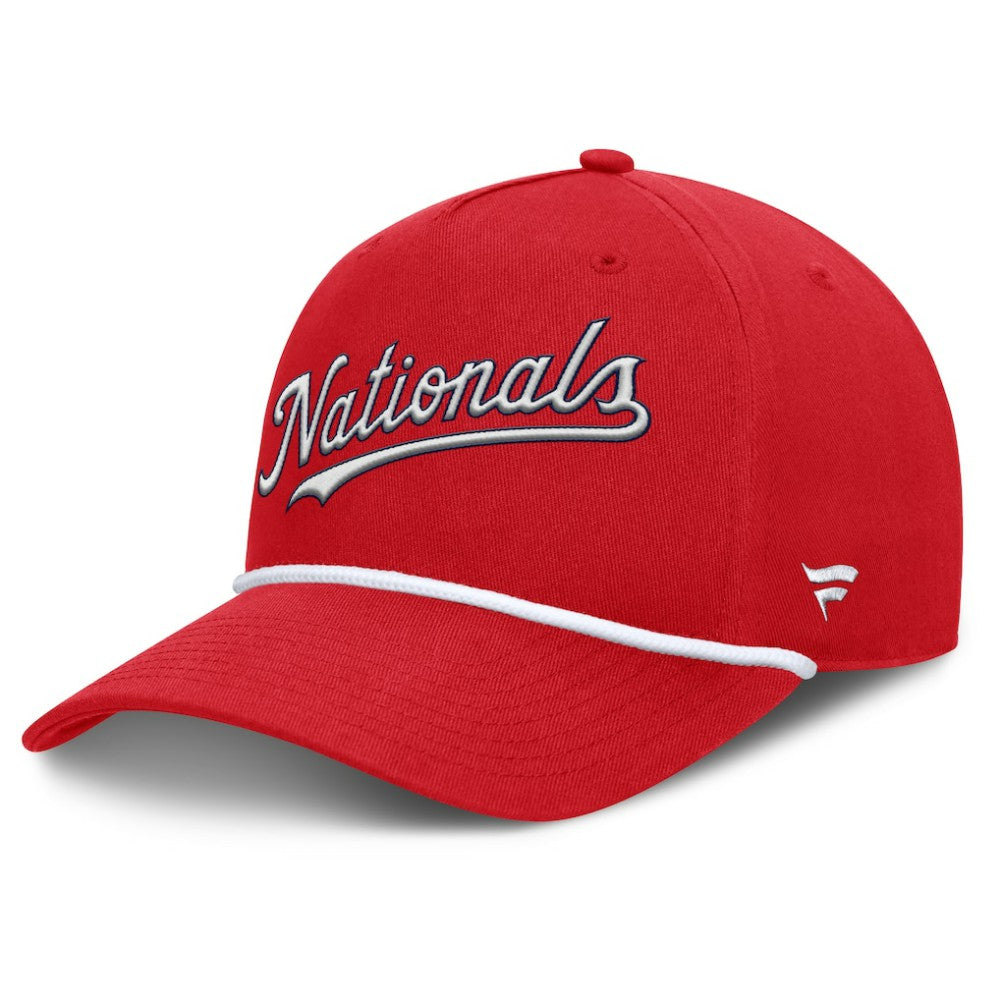Washington Nationals Fanatics Clubhouse Foul Ball A-Frame Adjustable Hat - Red Hats