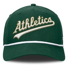 Athletics Fanatics Clubhouse Foul Ball A-Frame Adjustable Hat - Green Hats