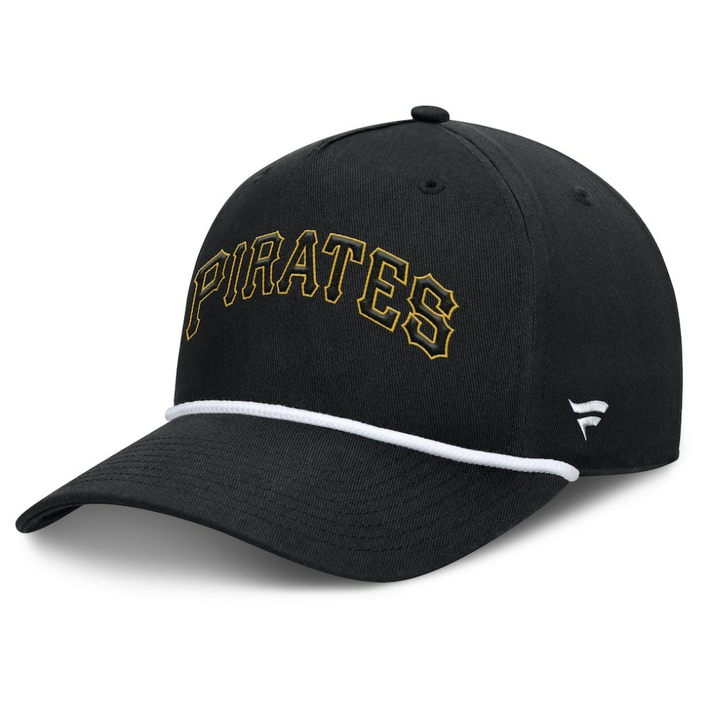 Pittsburgh Pirates Fanatics Clubhouse Foul Ball A-Frame Adjustable Hat - Black Hats
