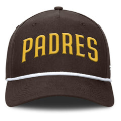 San Diego Padres Fanatics Clubhouse Foul Ball A-Frame Adjustable Hat - Brown Hats