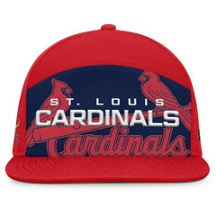 St. Louis Cardinals Fanatics Clubhouse Splitter Snapback Hat - Red/Navy Hats