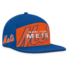 New York Mets Fanatics Clubhouse Splitter Snapback Hat - Royal/Orange Hats