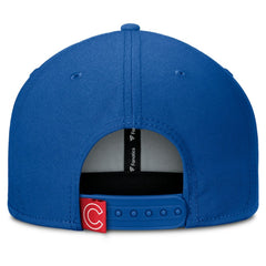 Chicago Cubs Fanatics Clubhouse Splitter Snapback Hat - Royal/Red Hats