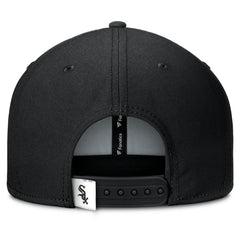 Chicago White Sox Fanatics Clubhouse Splitter Snapback Hat - Black/White Hats