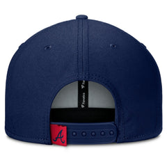 Atlanta Braves Fanatics Clubhouse Splitter Snapback Hat - Navy/Red Hats