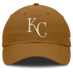 Kansas City Royals Fanatics Act Natural Chopper Adjustable Hat - Brown Hats