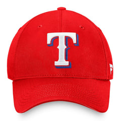 Texas Rangers Fanatics Core Adjustable Hat - Red Hats