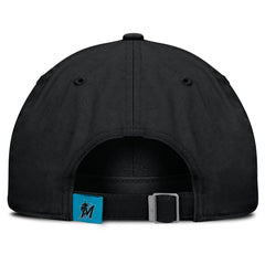 Miami Marlins Nike Club Adjustable Hat - Black Hats