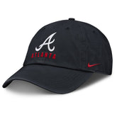 Atlanta Braves Nike Club Adjustable Hat - Navy Hats