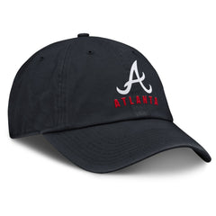 Atlanta Braves Nike Club Adjustable Hat - Navy Hats