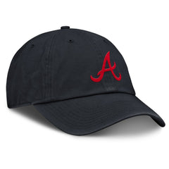 Atlanta Braves Nike Club Adjustable Hat - Navy Hats