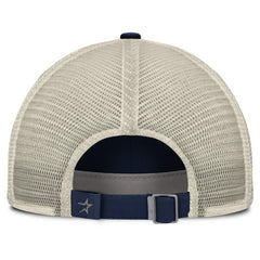 Houston Astros Nike Cooperstown Collection Club Trucker Adjustable Hat - Navy/Natural Hats
