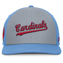 St. Louis Cardinals Nike Pro Performance Snapback Hat - Gray/Light Blue Hats